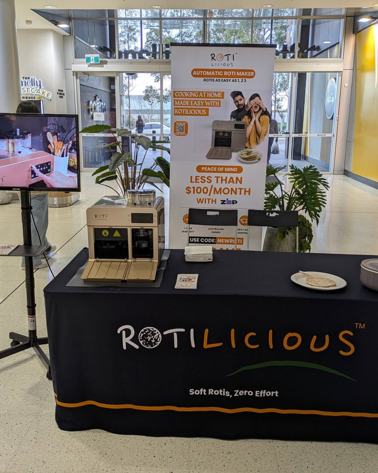 Rotilicious demo stall at Stanhope Village